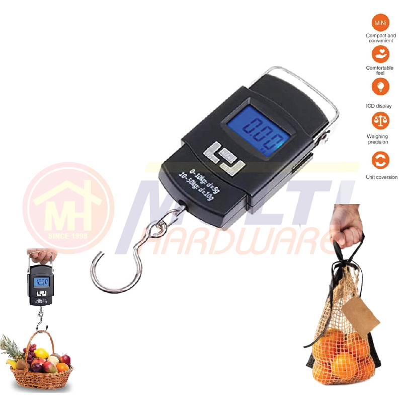 PORTABLE ELECTRONIC SCALE (50KG)