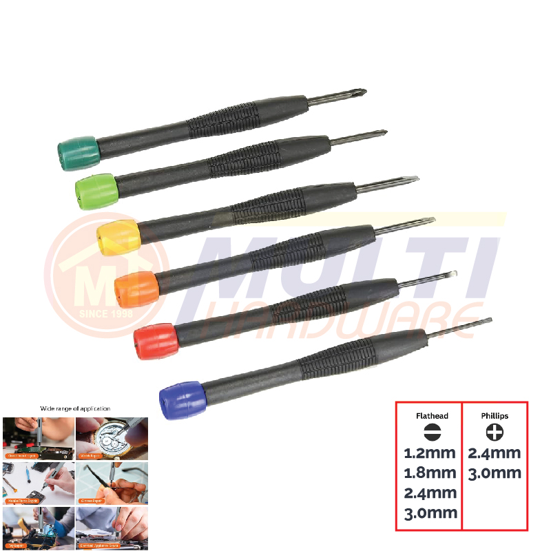 MINI SCREW DRIVER SET 6 PCS